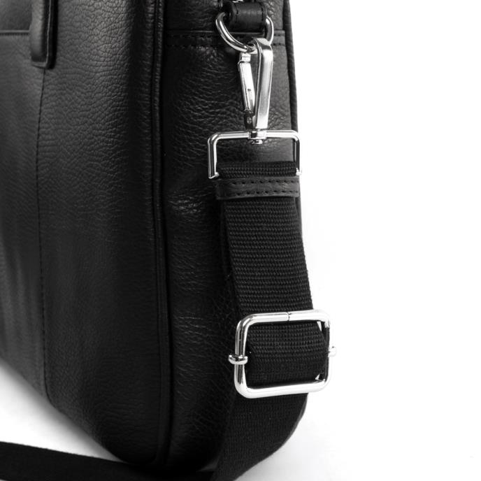 totes® Genuine Leather Laptop Bag Black Extra Image 6